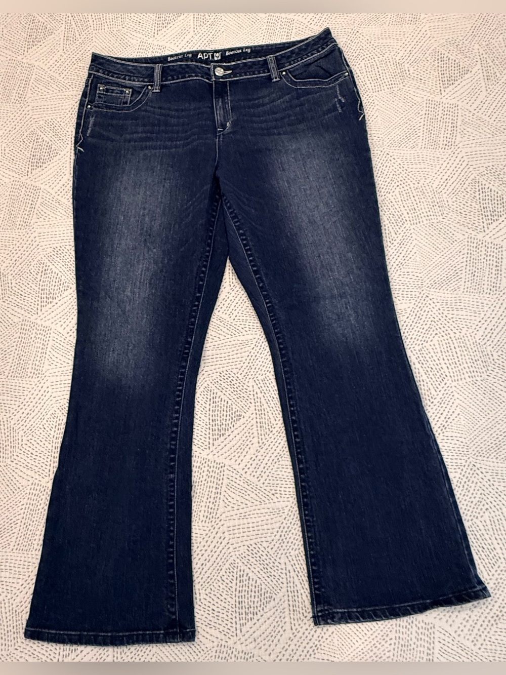 Apt. 9 Dark Blue Flare Jeans
